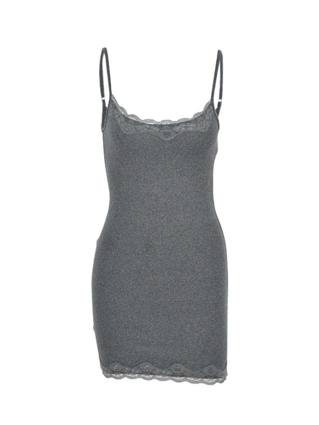 Lace Trim Bodycon Mini Dress