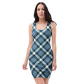 Cheeky Check Fitted Bodycon Dress